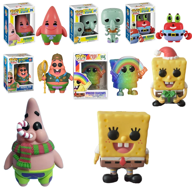 FUNKO POP СпонджБоб Патегейт Большая Звезда Осьминог Брат Босс Окружение Лаборатории Коллекция Local Labs