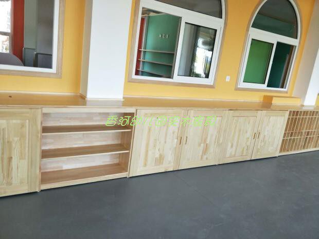 Xianghe Kindergarten solid wood furniture project link