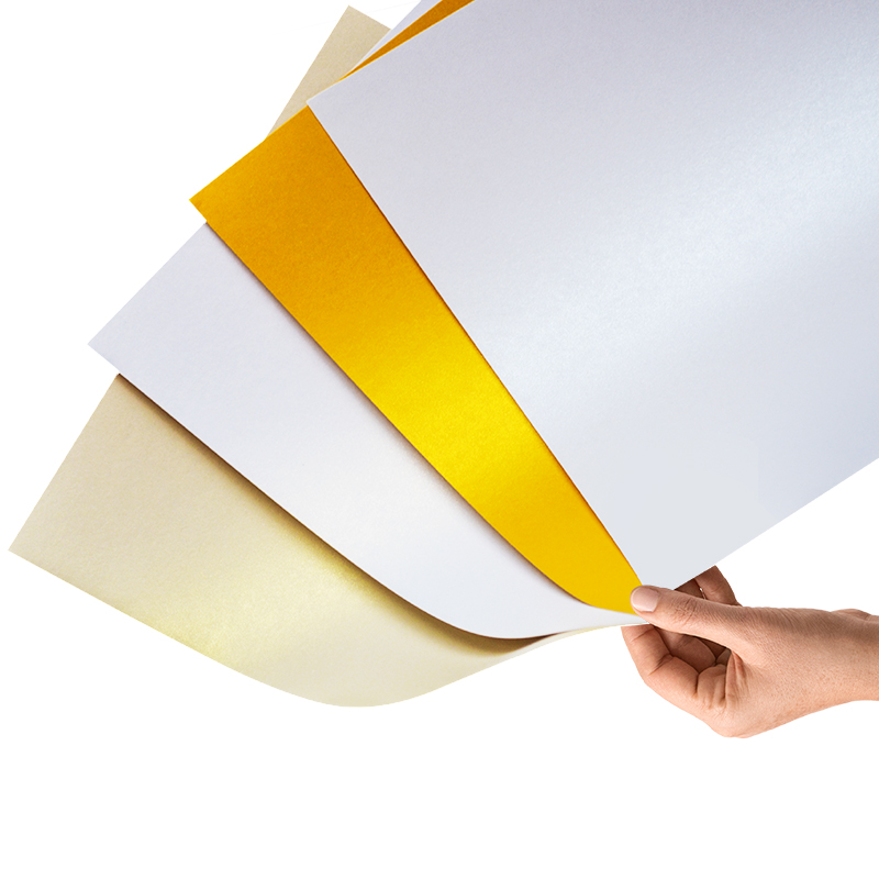 Color - spray beaded card paper 250ga4 light gold gold yellow ice and 50 double - sided inkjet printing paper rough cloth