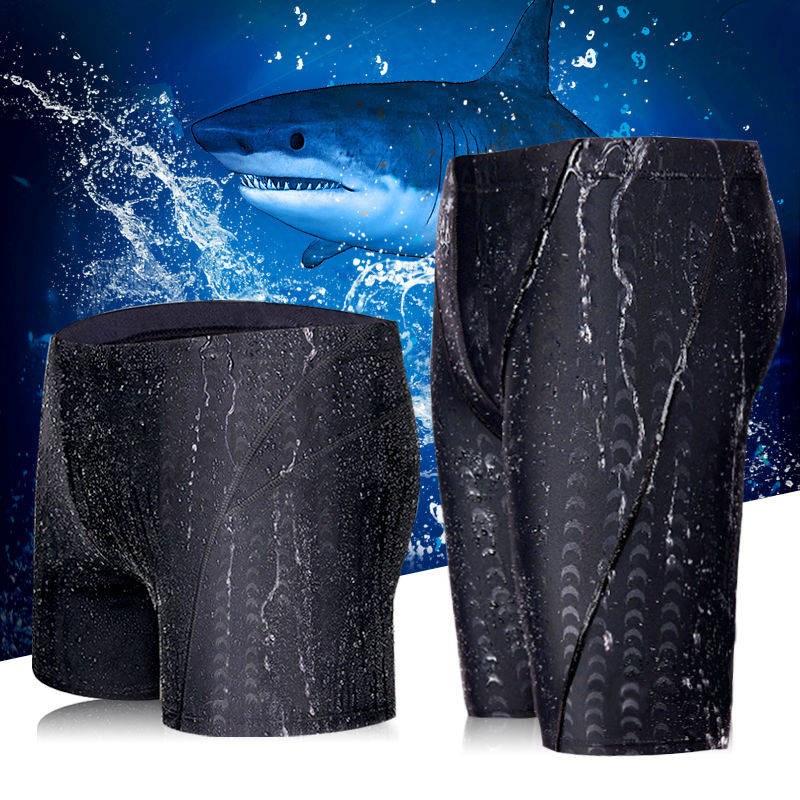 Quần bơi nhanh khô quần nam thoải mái năm điểm áo tắm thể thao kích thước lớn phẳng phẳng đồ bơi cao co giãn quần bơi mùa xuân nóng - Nam bơi đầm quần bơi nam giá rẻ