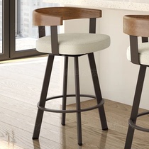 New creative hotel bar chairs Nordic modern home restaurant table high stools designer club metal bar chairs