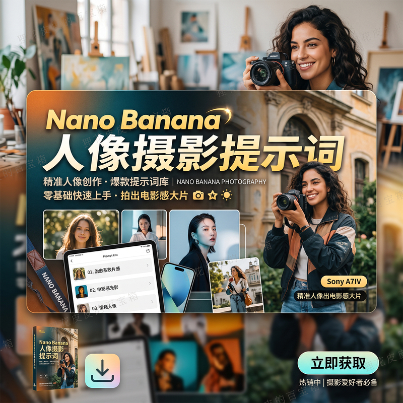 Nano Banana Portrait Photography Prompts Ai Photo Drawing Retro Film Art Portrait Image2