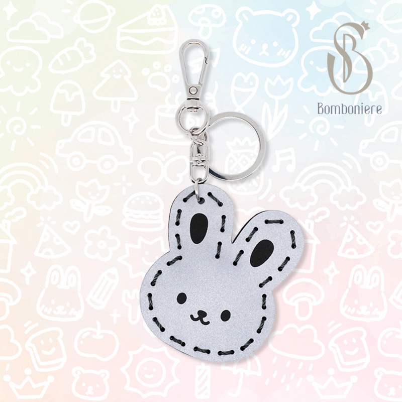 Bomboniere Genuine Safety Reflective Pendant Imported from the United States 3m Material Keychain for Kidsren and Adults Outdoor Use