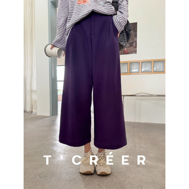 T`Creer| Brown Mist Era Retro Corduroy High-Waisted Loose Slimming Straight-Leg Pants for Women T`Creer| Brown Mist Era Retro Corduroy High-Waisted Loose Slimming Straight-Leg Pants for Women