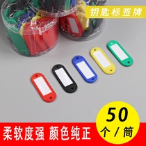 Name brand listing clothes key listing writing label hanging card creative number plate can mark hotel keychain