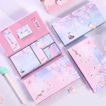 Starry Post-It Notes box cute creative Japanese and Korean cartoon girl Japanese dream Post-it paper set combination ancient style