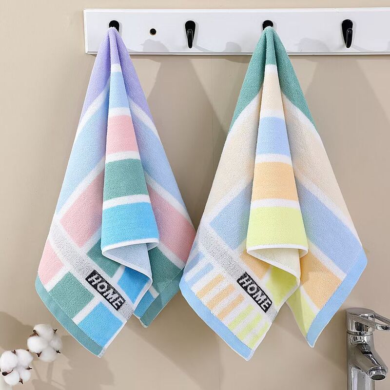 Towel Pure Cotton 35*75 Face Towel Household Absorbent All-Cotton Soft Thickened Bath Towel for Women, Men, Couples, Adults Face Towel
