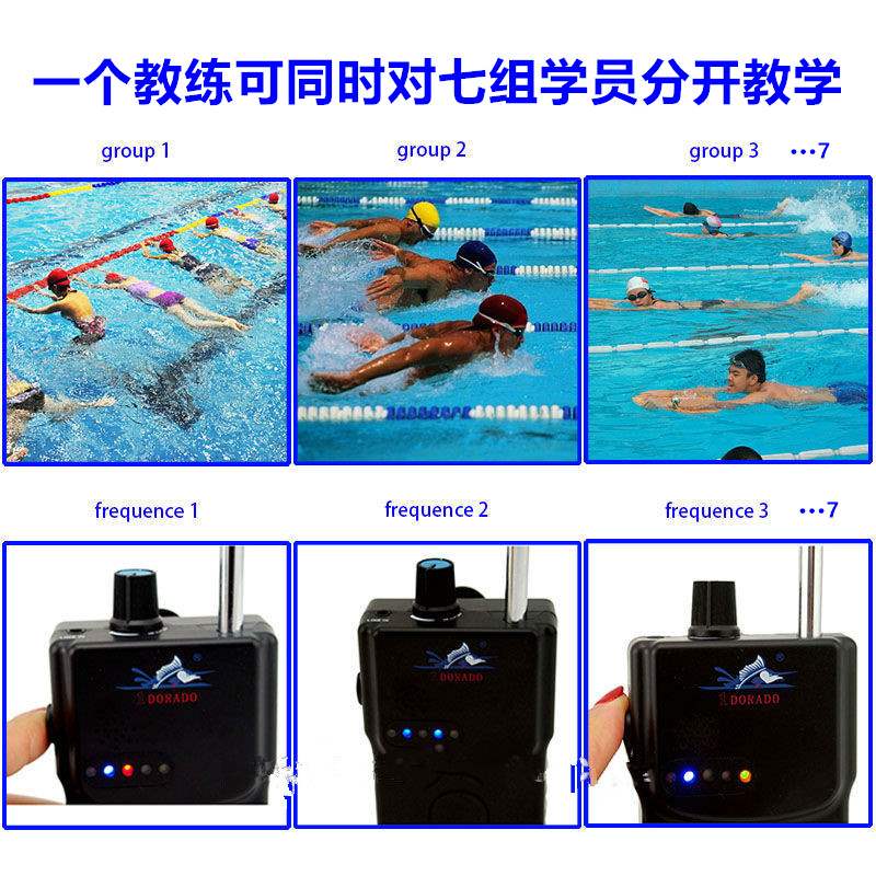 Xương dẫn truyền bơi dưới nước dạy tai nghe máy chủ lưu trữ bộ đàm không dây bơi lặn thiết bị chuyên nghiệp thiết bị chuyên nghiệp - Bơi lội phao boi