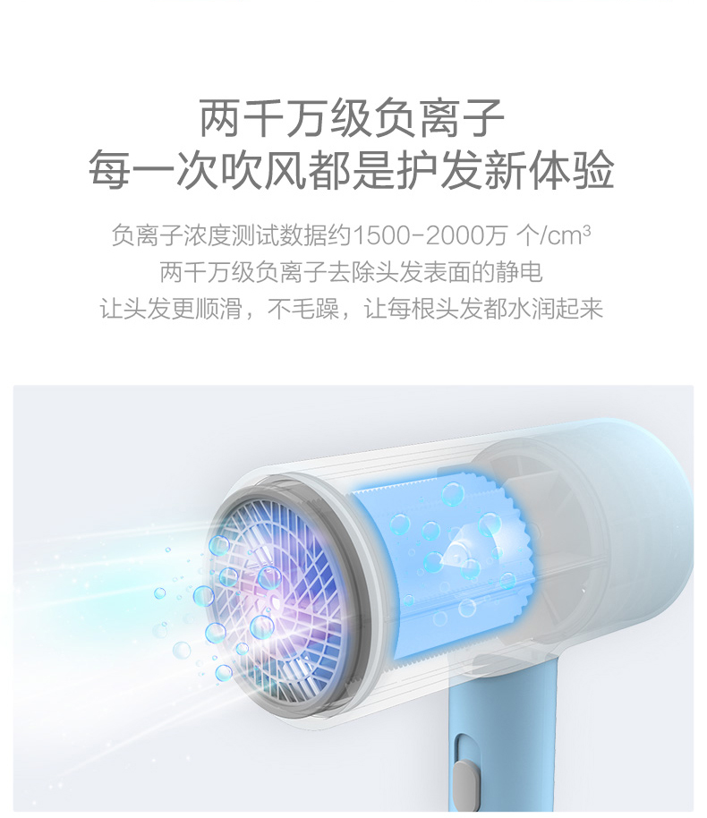 小米生态链 须眉 负离子柔干吹风机 图5