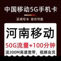 Henan Zhengzhou Xinxiang Jiyuan Anyang Xinyang Puyang Mobile 4G5G mobile phone number card traffic Internet card