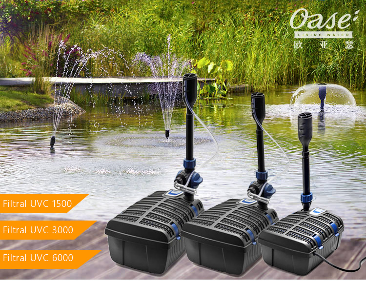 Germany Eurasian Seer fountain filtration integrated Garden Fish pond Pool Courtyard Water circulation purification Water quality oxygenation landscaping