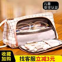 Net red text box pen box creative net red Korean version of simple and beautiful pencil case pencil case net red aluminum pencil case