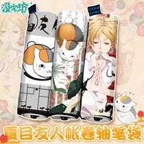 Two-dimensional summer cat teacher friend account pen bag Japanese mother mouth three three students animation surrounding stationery box