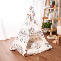  Jizaizi pet sleeping nest Cat tent nest Closed cat nest Indoor four seasons universal removable and washable cat supplies