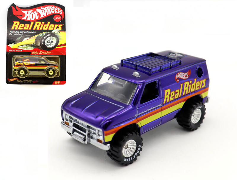 Hw Hot Wheels Red Line Rlc 1:64 Baja Breaker Big Wheel Alloy Car Model American Classic