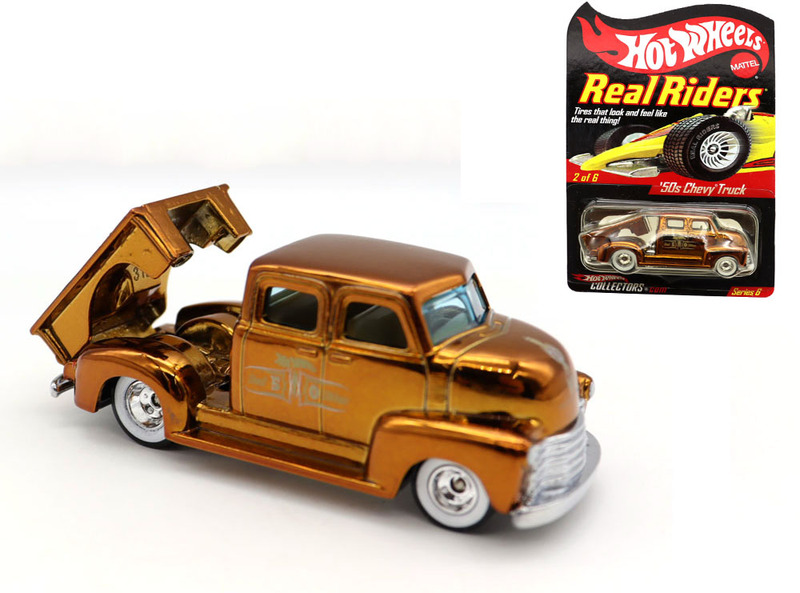 Hw Hot Wheels Rlc Red Line'50S Chevy Truck 1:64 Chevrolet Heavy Duty Pickup Truck Model