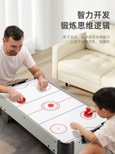 Tabletop Ice Hockey Board Game, Children's Game Table, Ice Hockey Machine, Two-Player Battle, Family Entertainment, Parent-Child Interactive Toy