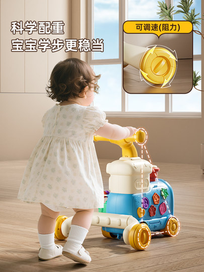 Baby Push Walker, Baby Learning to Walk Walker, Anti-O-Leg Artifact, Multi-Functional Stroller, Children's Toy 1