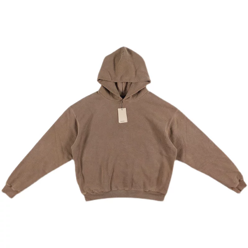 Худи в стиле Yeezy season6 классический кокосовый KANYE свободного кроя выстиранное старение худи с капюшоном