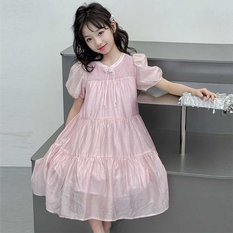New korean girls' summer dresses, princess dresses for older girls, a  must-have stylish summer outfit!