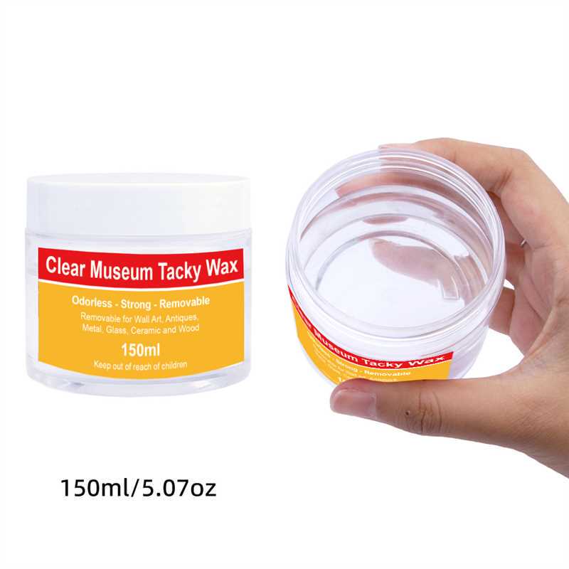 Upgraded New Museum Glass Artwork Home-Use Anti-Fall Fixing Gel Reversible Exhibition Gel Museum Gel