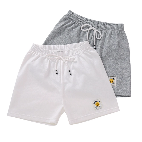 Спортивные шорты, летние детские штаны для отдыха, хлопковая тонкая летняя одежда, подходит для подростков