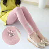 Осенние тонкие штаны, хлопковые детские леггинсы для девочек, в западном стиле