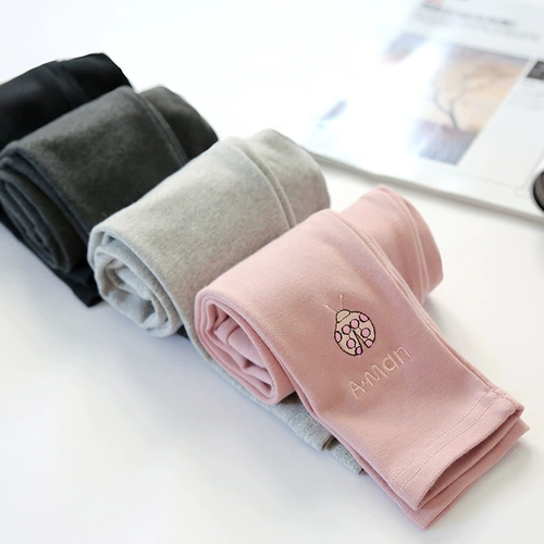 Осенние тонкие штаны, хлопковые детские леггинсы для девочек, в западном стиле