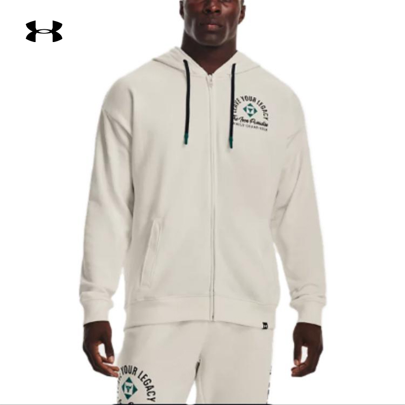 Under Armour Ua Project Rock Dwayne Johnson Hooded Casual Training Sports Jacket 1377436