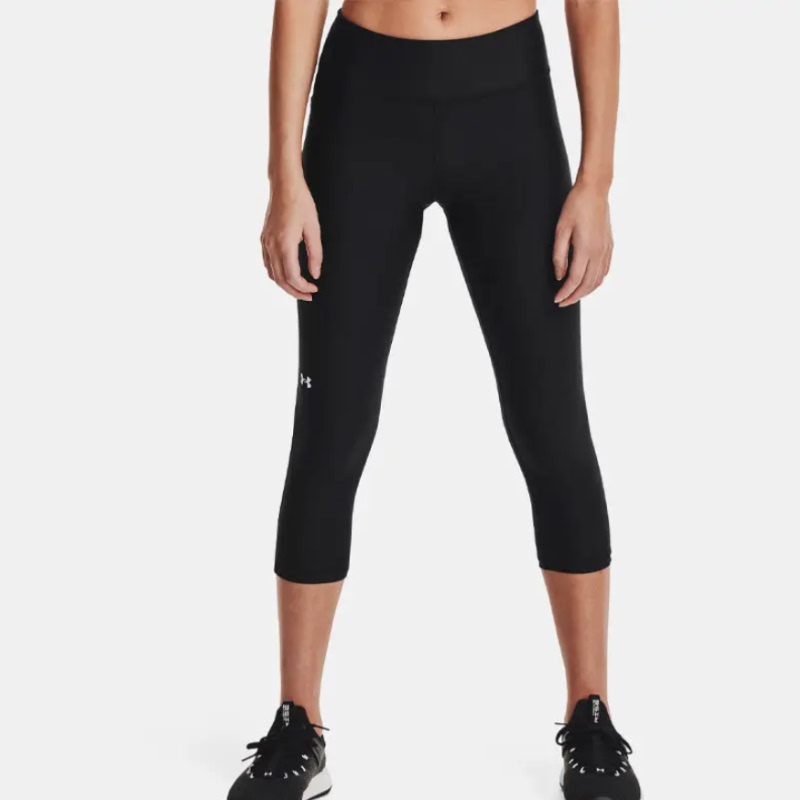 Under Armour Ua Women's Armour Mid-Rise Sports Fitness Training Tight Capri Pants 1365332