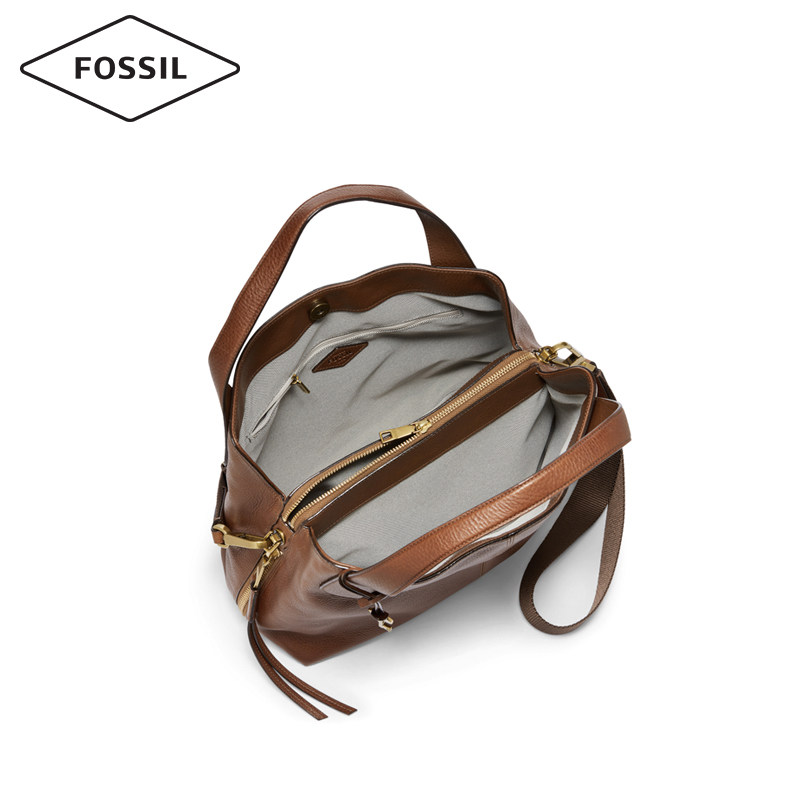 Fossil 化石 Maya系列 大容量 牛皮女式手提包单肩包 ZB7566200 天猫优惠券折后￥750包邮（￥1100-350）