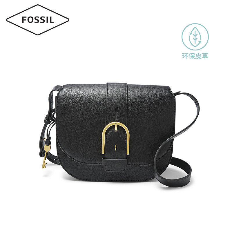 Fossil 化石 WILEY系列 牛皮女式马鞍包单肩包 天猫优惠券折后￥599包邮 3色可选