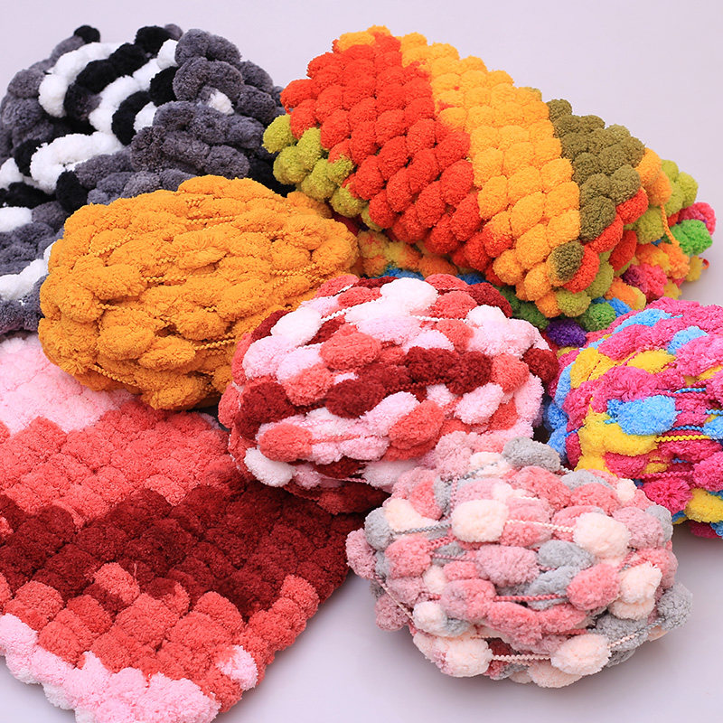 Self-weaving scarf female hand diy wool wire for boyfriend bear knitting material package for boyfriend man winter