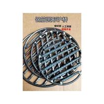 Furnace grate rebar welded furnace bottom grate round 8mm thick grate floor drain artificially welded steel bar grate