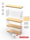 Bingpeng figure storage box with multi-layer door can be stacked