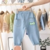 Quần short denim trẻ em mùa hè mới của trẻ em mùa hè năm 2020 Quần năm điểm cho bé Kiểu quần tây mỏng hợp thời trang - Quần jean Quần jean