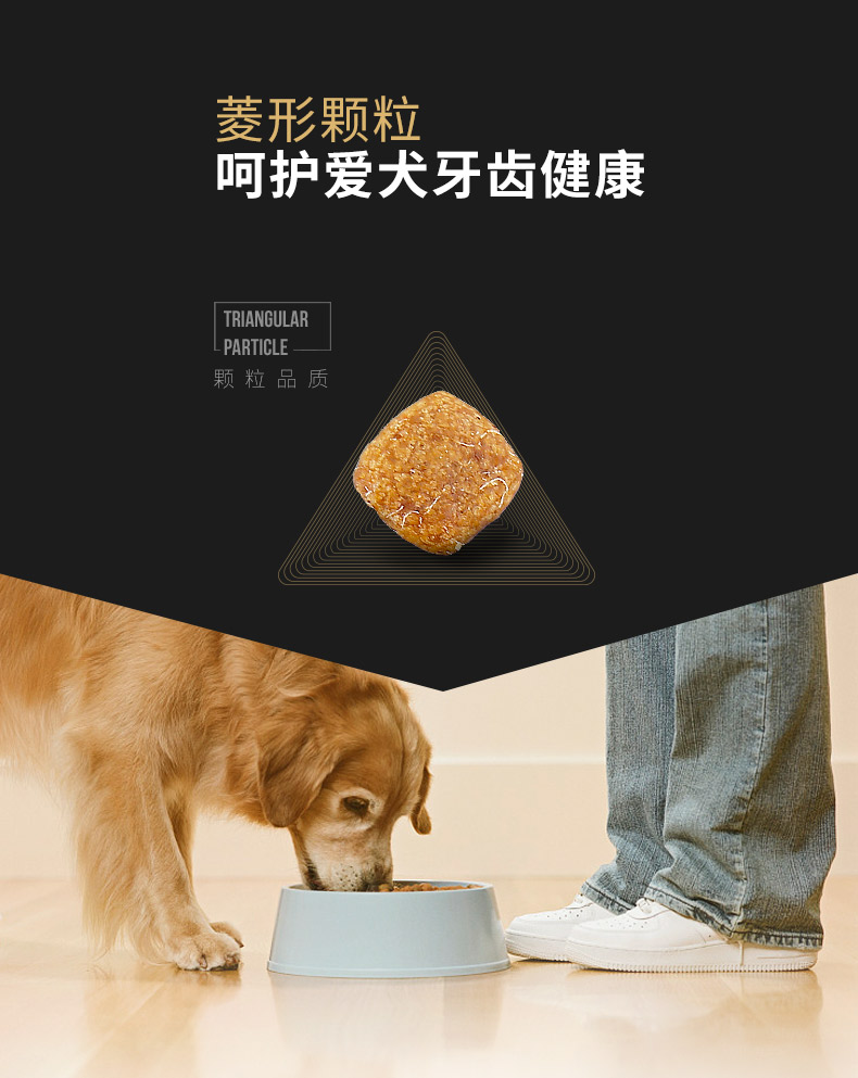 Crazy Puppy Dog Food Golden Hair Labrador 10 Meat Floss 40 Chó trưởng thành Chó con Chó lớn Đặc biệt Gói 4 kg - Chó Staples royal canin cho chó