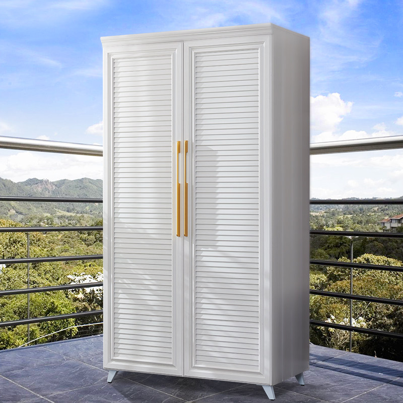 Customized aluminum alloy wardrobe balcony cabinet sunscreen storage cabinet sunscreen waterproof storage cabinet outdoor outdoor cabinet