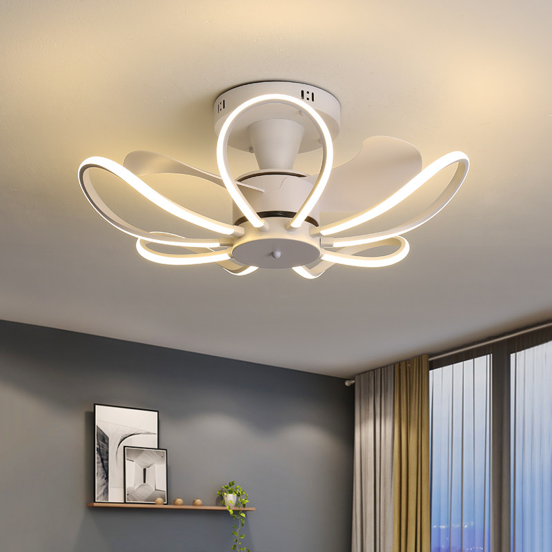 Nordic Ceiling Fan Lighting Restaurant Modern Simple New Household Bedroom with Electric Fan Lights
