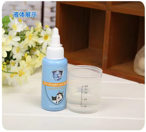 Hồng Kông Lanton Pet Eye Drops Tear Tear Kháng khuẩn chống viêm Mèo và Chó General Eye Liquid Cat Eye Drops 60ml - Thuốc nhỏ mắt