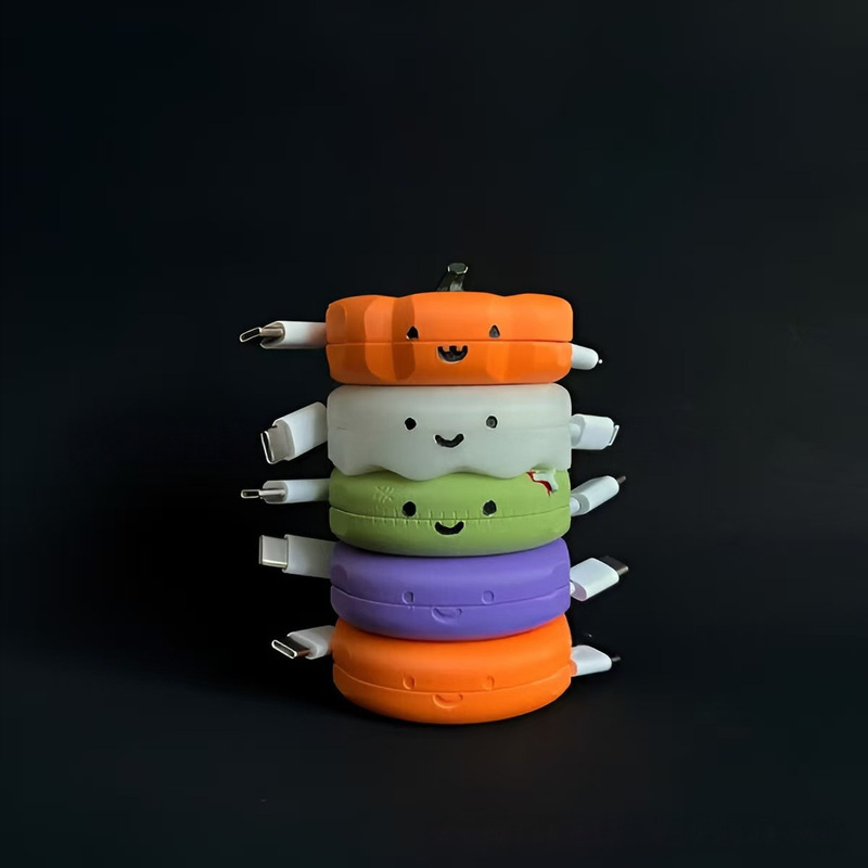 New Horror Pebble Series Charging Cable Storage Ornament New Horror Pebble Series Charging Cable Storage Ornament