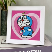 H192 Кот Джингл Белл [вышивка в 3 нити 20*20 см] + фоторамка