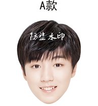 Wang Junkai mask TF family TFBOYS party funny help props paper mask peripheral support