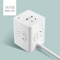 [1,8 м с линейными моделями] пять разъемов без USB [Glacier White]