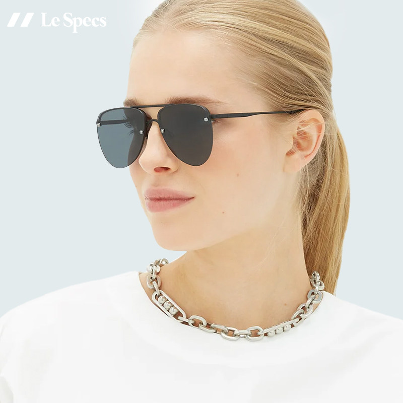 Le Specs Sunglasses Classic Aviator Shape Fashion Trend Sunglasses Women THE PRINCE - Taobao