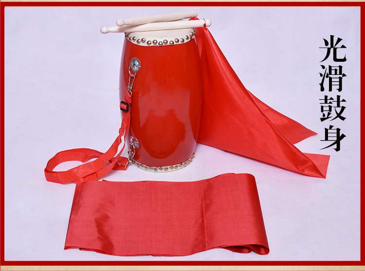 Trống 5 inch da bò trống trẻ em đồ chơi trống bộ gõ trống trống trống mẫu giáo trống - Đồ chơi nhạc cụ cho trẻ em đàn em bé