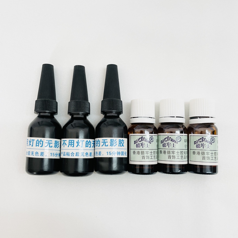 Hong Kong Delaoxi Shadowless Glue Uv Light No-Curing Uv Glue Shadowless Glue Jewelry Adhesive Repair Glue Jewelry Tools