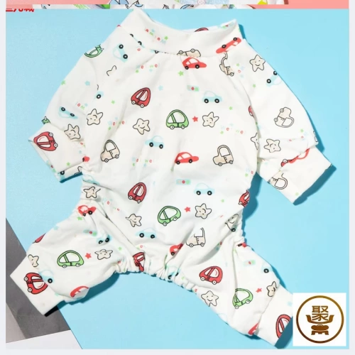 Летняя пижама для маленьких собак, бишон фризе, корги, щенок французского бульдога, весенне-летняя одежда для домашних собак, детская книжная полка бишон фризе