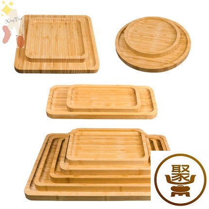 Деревянный поддон творческий пицца бамбук деревянный домашний чайный поднос японский стиль прямоугольный торт с твердым деревянным чашкой деревянный