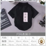 Кошачья одежда, собачья одежда, весна и лето тонкая милая маленькая плюшевая одежда котенок котенка, одежда для кошек и собаки, осенняя одежда